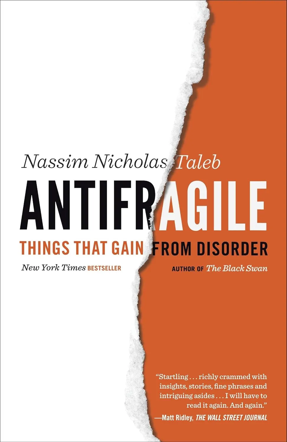 Cover of Antifragile by Nassim Nicholas Taleb