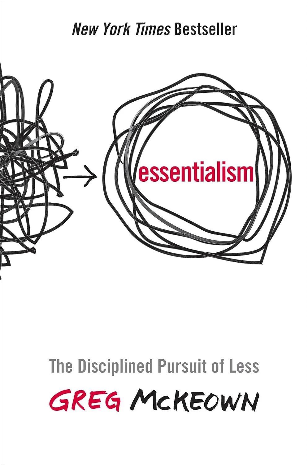 Cover of Essentialism by Greg McKeown