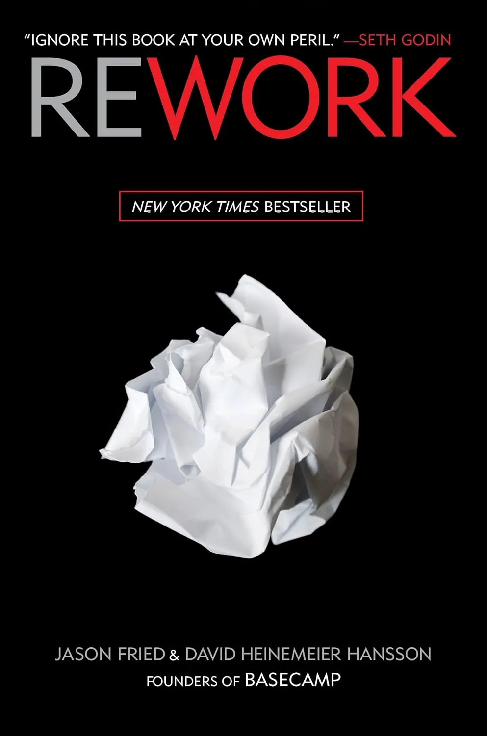 Cover of Rework by Jason Fried & David Heinemeier Hansson