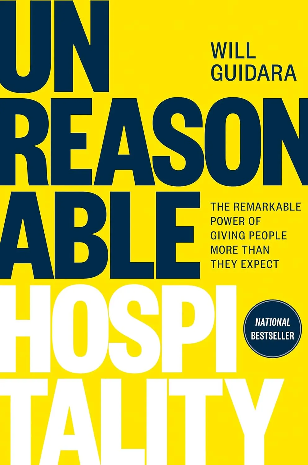 Cover of Unreasonable Hospitality by Will Guidara